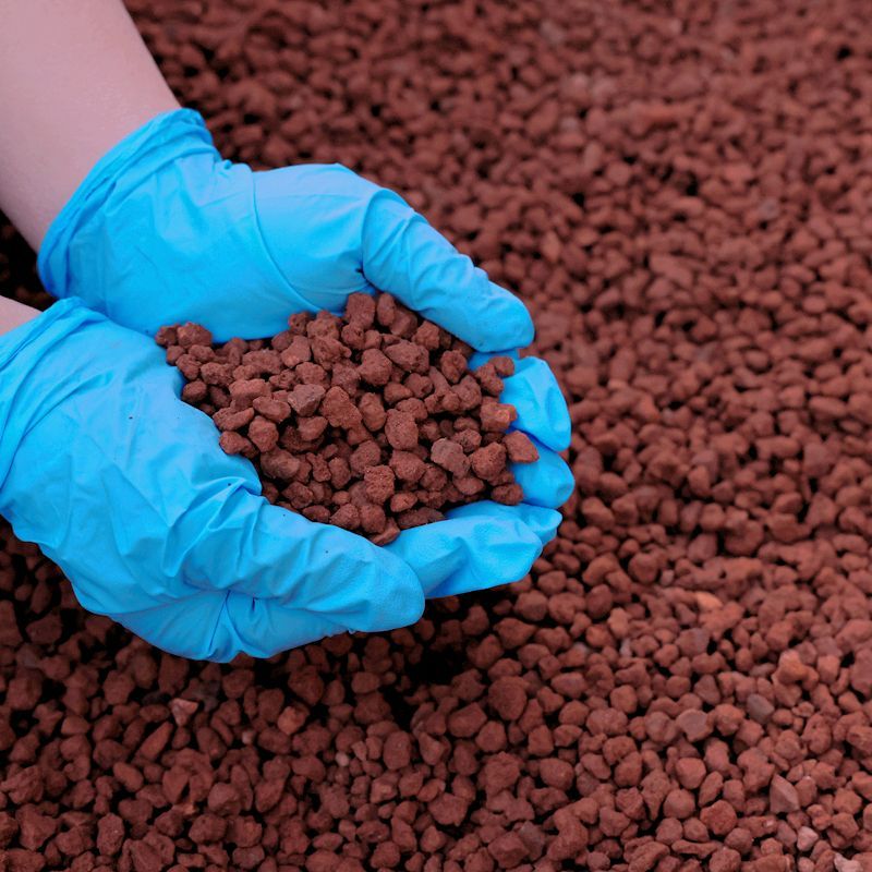 Fish Tank Filter Aquarium - 1kgの火山岩アクアリウム底砂、養殖用土壌粒子、水槽の濾過材として使用可能