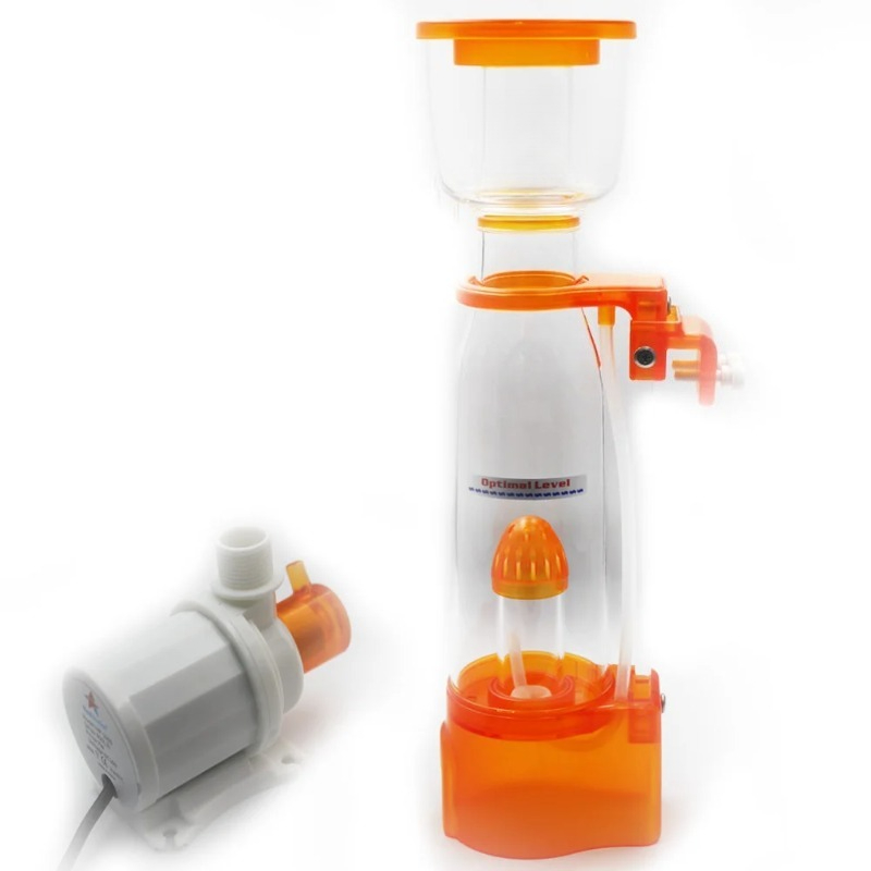 Fish Tank Filter Aquarium - SQ-70/90 Plus ミニ水槽用プロテインスキマーフィルター DCポンプ付き、50-90L-140Lのナノ水槽スキマーに最適