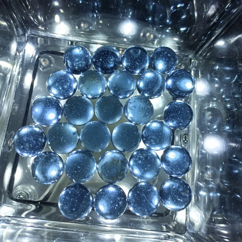 Aquarium Fish Guppy - ガラス玉 14/16/17mm カラフルガラスビーズボール 花瓶、水槽、DIY装飾小物用