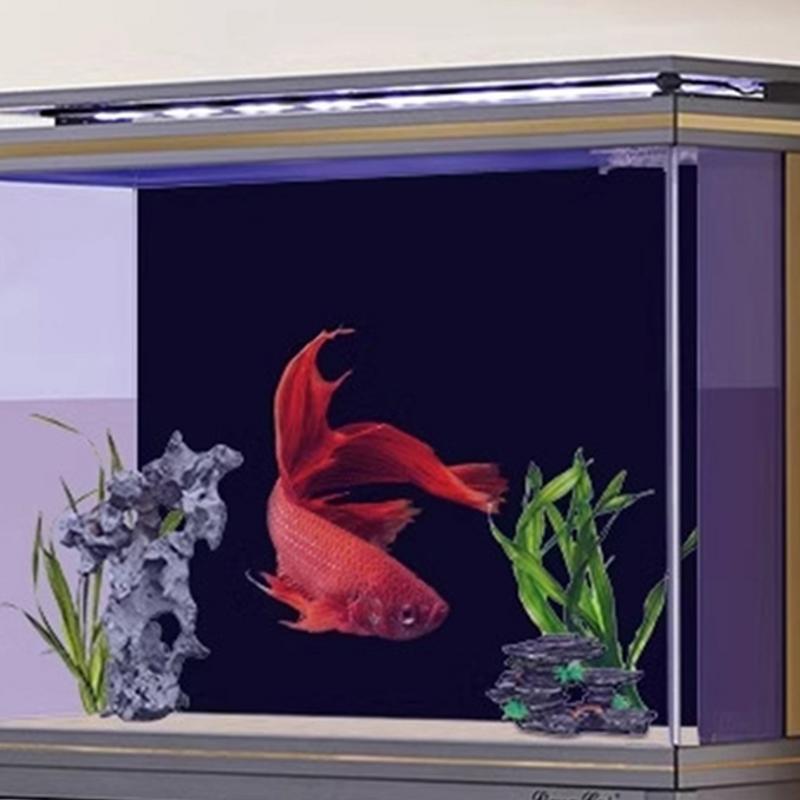 黒いPVC水族館の背景の壁紙,水槽のステッカー,静的粘着ステ - Aquarium Fish Wallpaper のレビューと価格