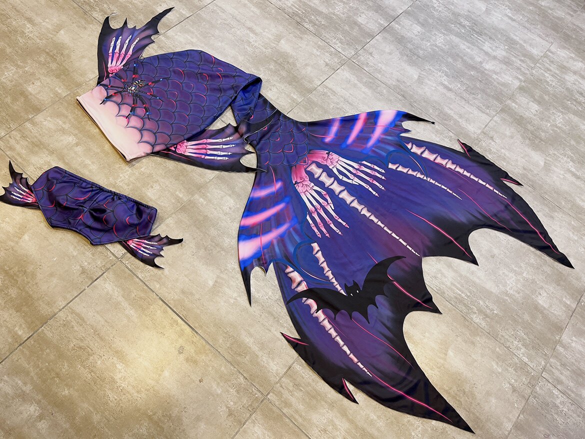 オリジナル男女兼用マーメイドフィッシュテールフリーダイビング - Aquarium Fishes のレビューと価格