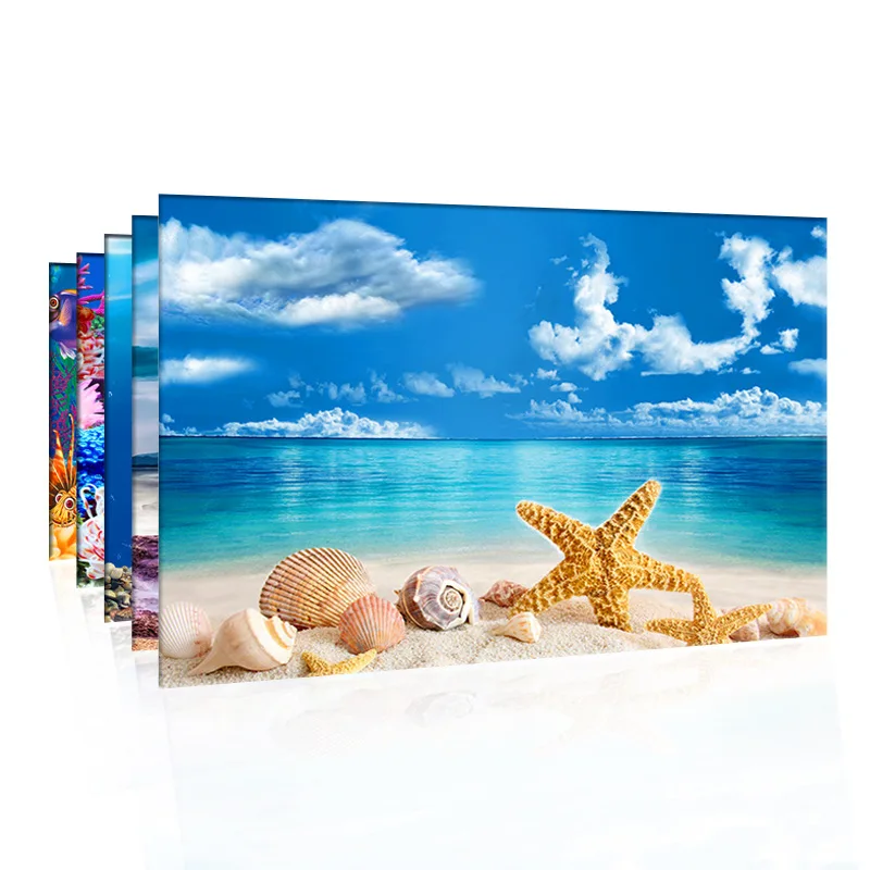 水族館の背景 3d ステッカーポスター水槽水族館の背景アクセ - Aquarium Fish Wallpaper のレビューと価格