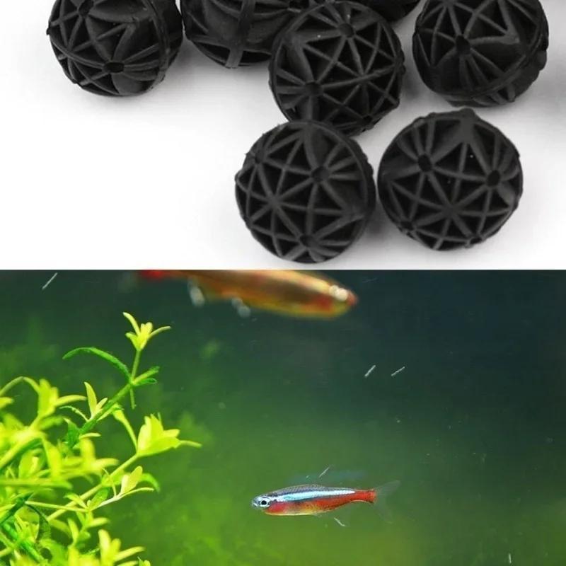 50個入り 16mm アクアリウム用バイオフィルターボール  - Fish Tank Filter Aquarium のレビューと価格