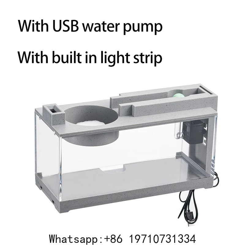 水族館の水槽キット内蔵酸素バーUSBミュートフィルター付きラ - Fish Tank Filter Aquarium のレビューと価格