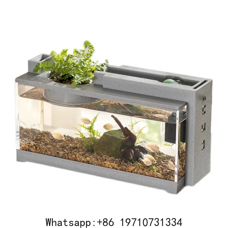 水族館の水槽キット内蔵酸素バーUSBミュートフィルター付きラ - Fish Tank Filter Aquarium のレビューと価格