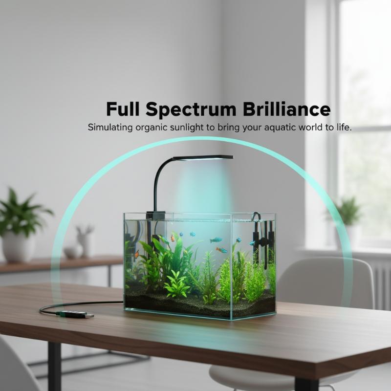 USB水槽クリップライトフレキシブルネックフルスペクトルLE - Aquarium Fishes のレビューと価格
