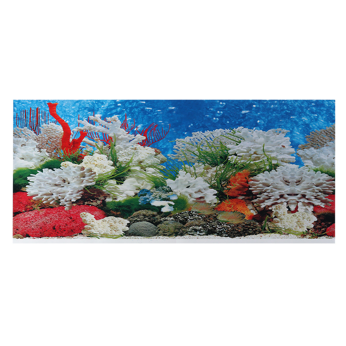 42cm粘着式壁紙水槽背景ステッカーおしゃれな水槽アクセサリ - Aquarium Fish Wallpaper のレビューと価格