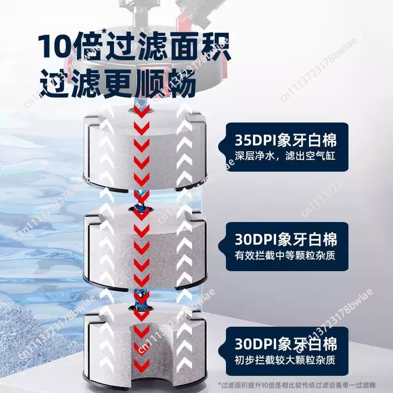 水槽プレフィルターバレルサイレントノンパワーフィルター外部3 - Fish Tank Filter Aquarium のレビューと価格