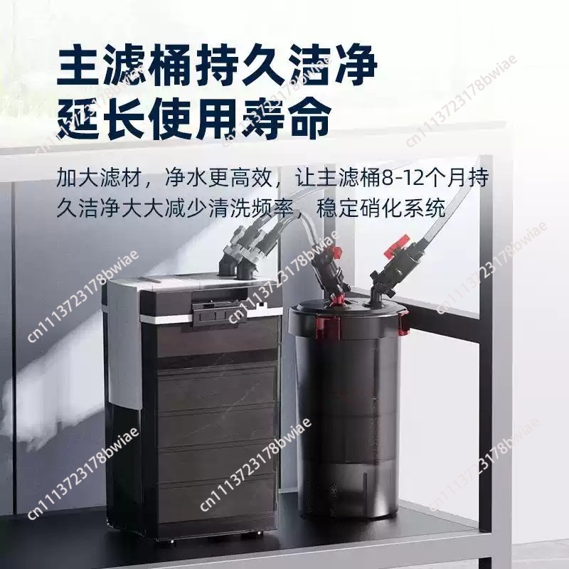 水槽プレフィルターバレルサイレントノンパワーフィルター外部3 - Fish Tank Filter Aquarium のレビューと価格