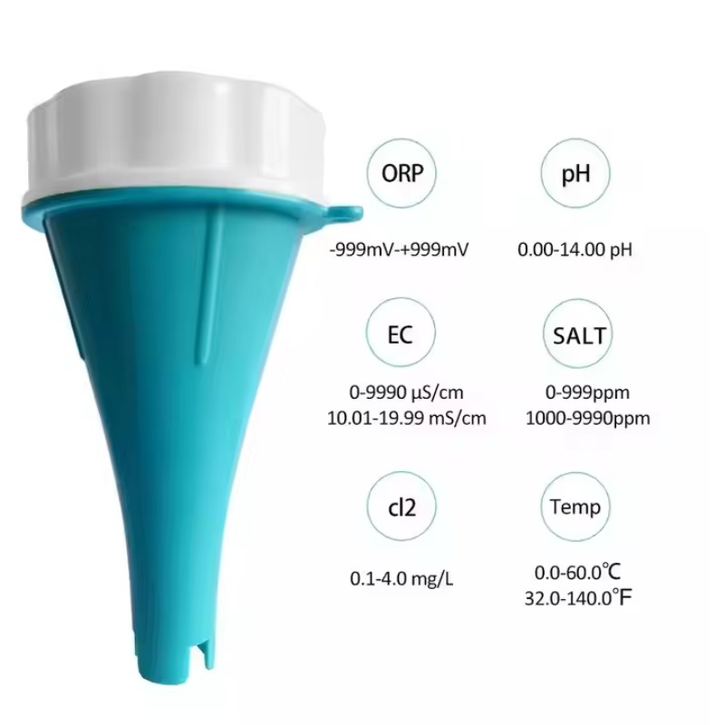 6-in-1スマート水質モニター：EC、PH、ORP、温度、 - Aquarium Fishes のレビューと価格