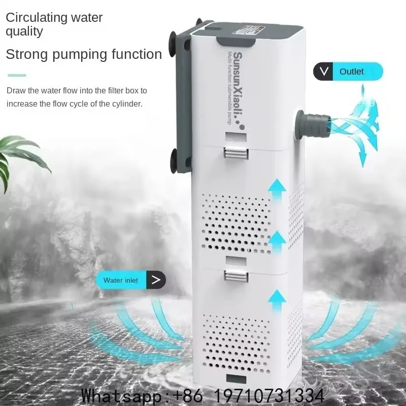 SUNSUN 3 in 1水槽フィルター ミニ水槽フィルター - Fish Tank Filter Aquarium のレビューと価格