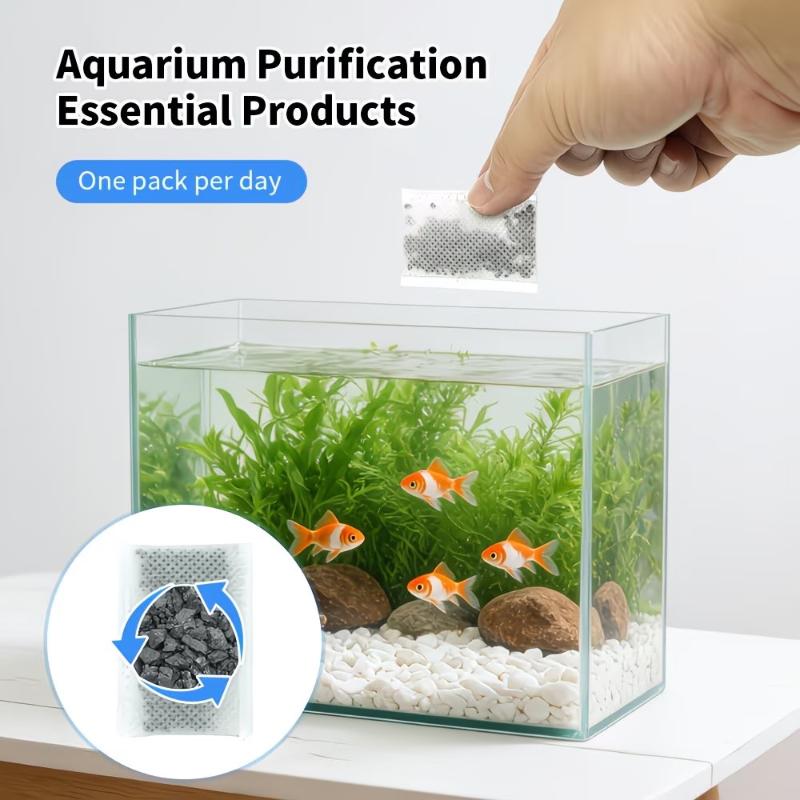 10/20/40個入り水槽活性炭バッグ水槽フィルターメディア - Fish Tank Filter Aquarium のレビューと価格