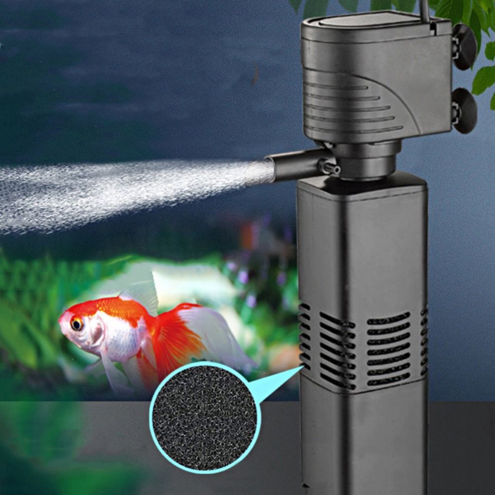プラスチック製3in1水槽フィルター 4/6/12/20/3 - Fish Tank Filter Aquarium のレビューと価格