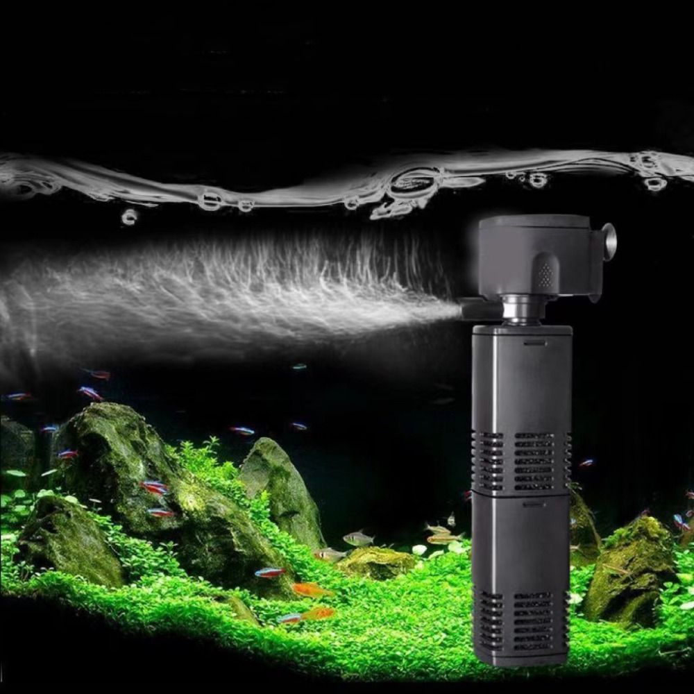 プラスチック製3in1水槽フィルター 4/6/12/20/3 - Fish Tank Filter Aquarium のレビューと価格