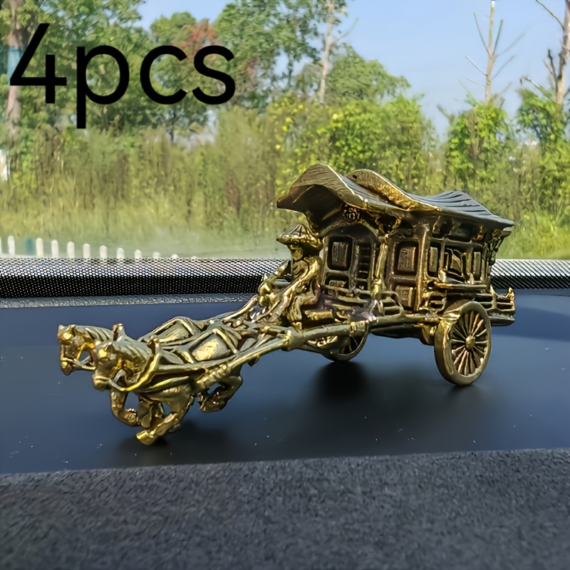 ヴィンテージ真鍮製ダブルエイプ馬車飾り1/4個 - 芸術的な - Aquarium Fish Guppy のレビューと価格
